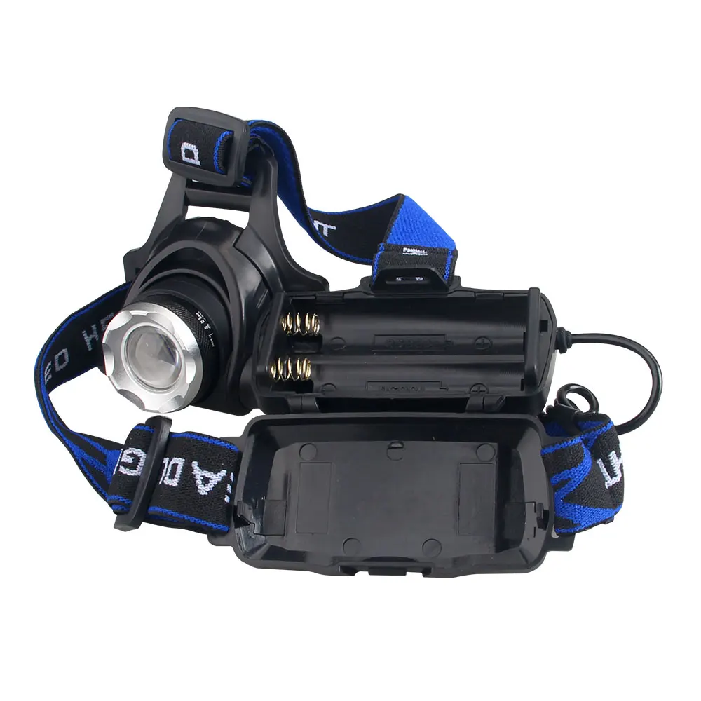 de Pesca LED Ajustável, Bateria 18650, 3