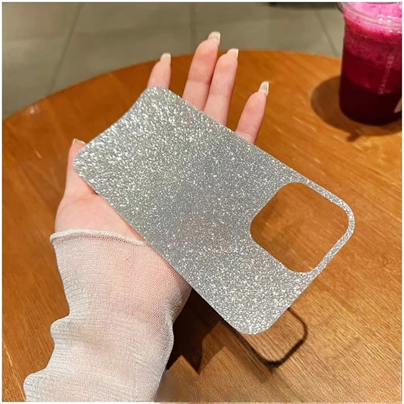 Luxury DIY Glitter Phone Case with Flash Stickers - Thin Cover Accessory