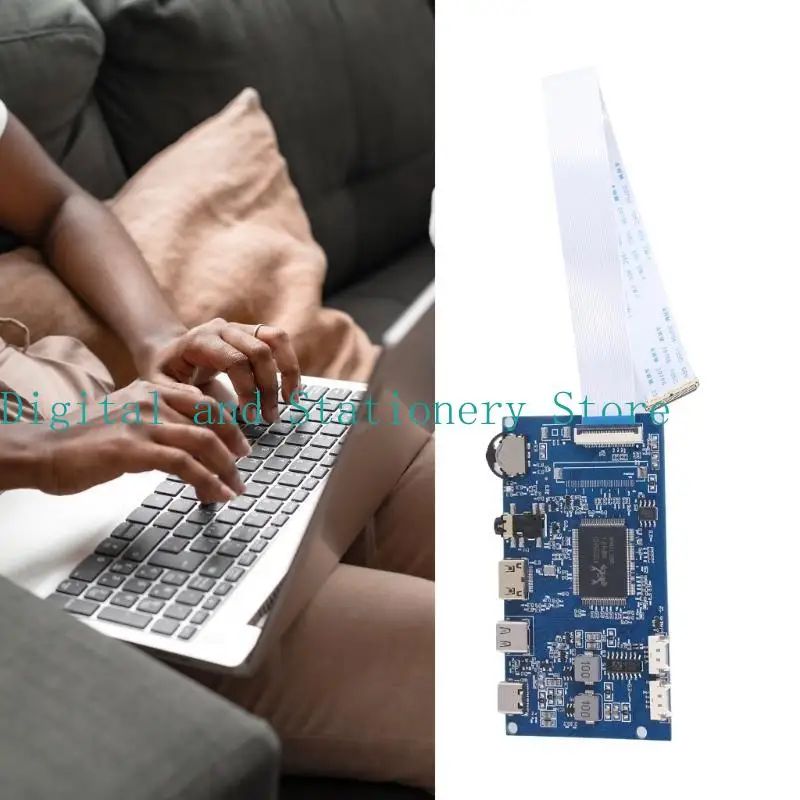휴대용 LCD 드라이버 보드 노트북 LCD 디스플레이 화면 드라이브 컨트롤러 보드 30핀 EDP 1920x1080 해상도 코드 포함