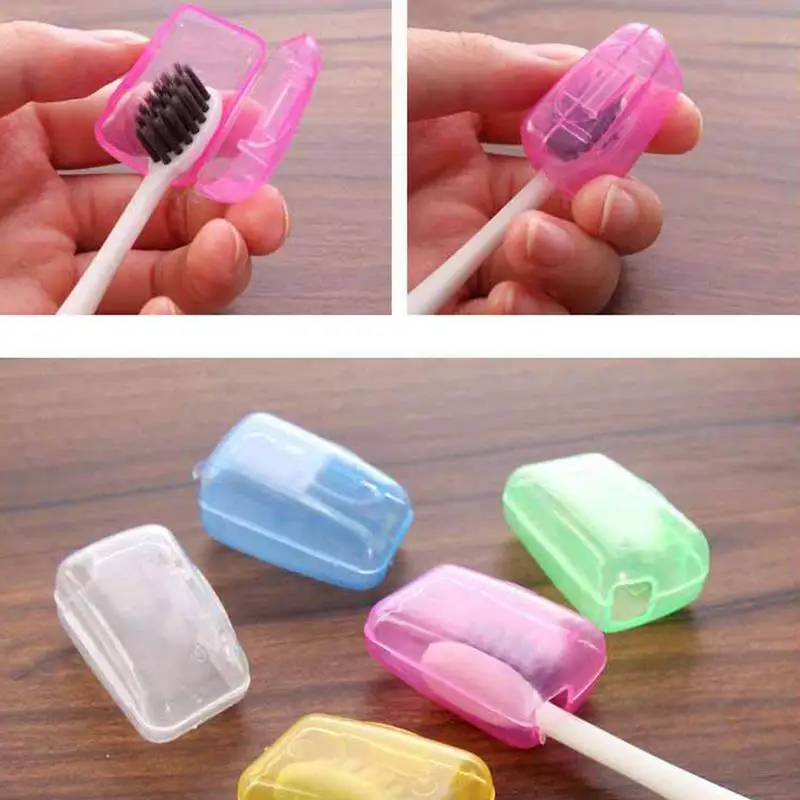 Portable Toothbrush Head Cover Holder Health Germproof Toothbrushes Hair Protector Travel Camping Tooth Brush Dustproof Cap Case toothbrush covers toothbrush case toothbrush storage box