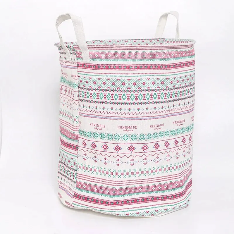 Laundry Basket Large Collapsible Freestanding Clothes Hamper Easy Carry Long Handles Waterproof for Bedroom