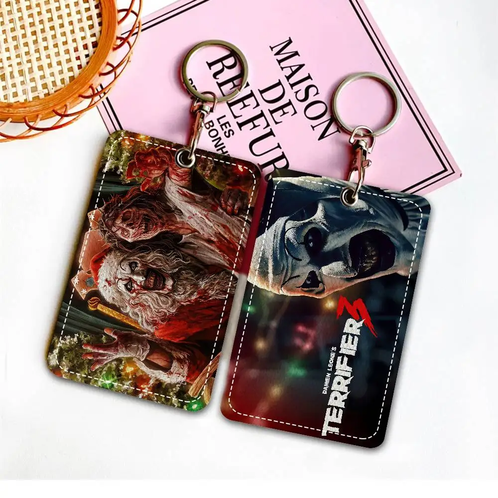 T-Terrifier 3 Horror Clown Movie 1Pc Access Card Case Leather Card ...