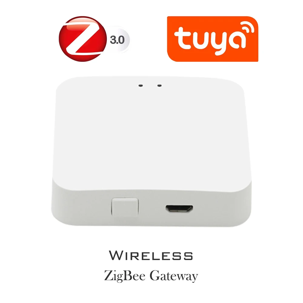 Tuya-ZigBee 무선 허브 게이트웨이, ZigBee 장치용 스마트 홈 자동화, Alexa Google 홈 음성 제어와 호환