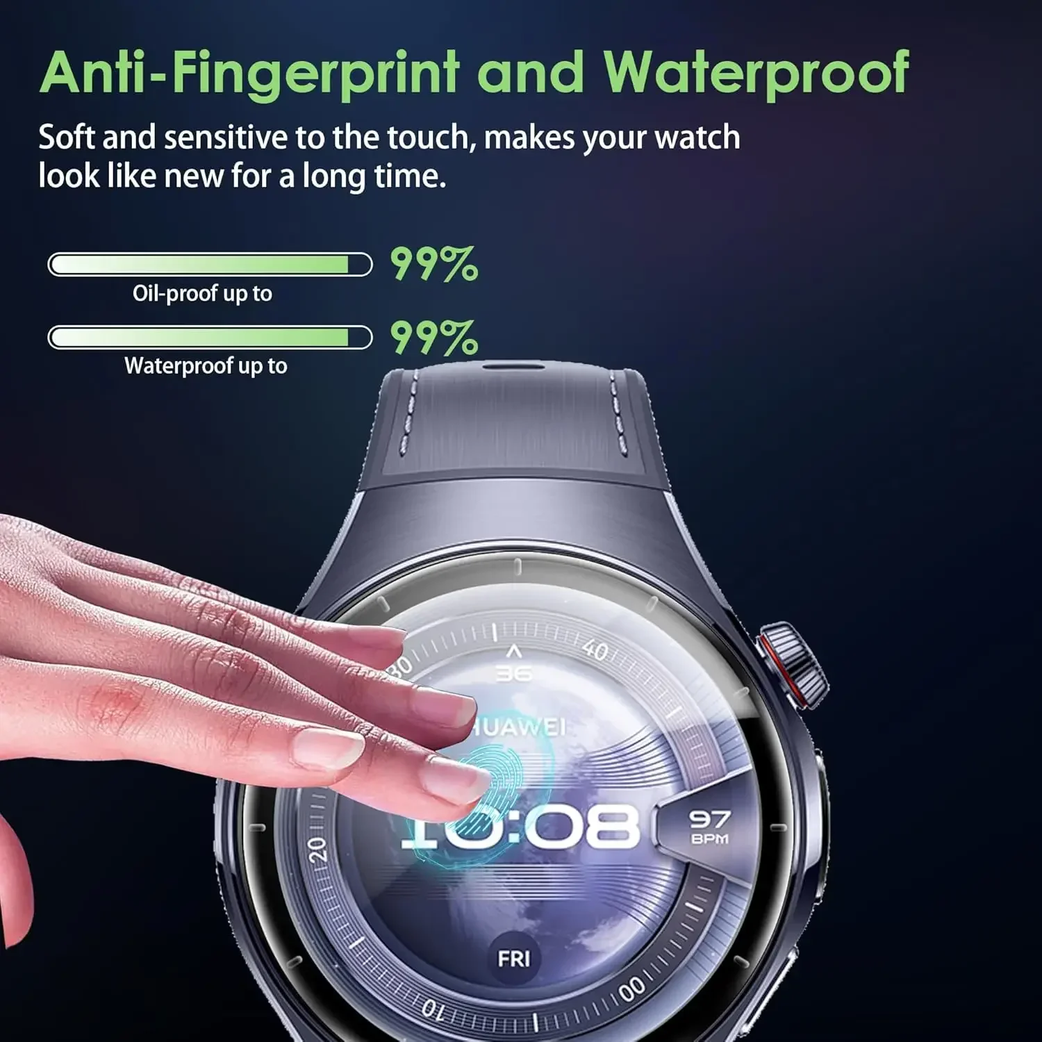 3D Full Coverage Flim Soft Screen Protector For Huawei Watch 5 42mm/46mm Anti-Scratch Films Protective Cover For Huawei Watch5