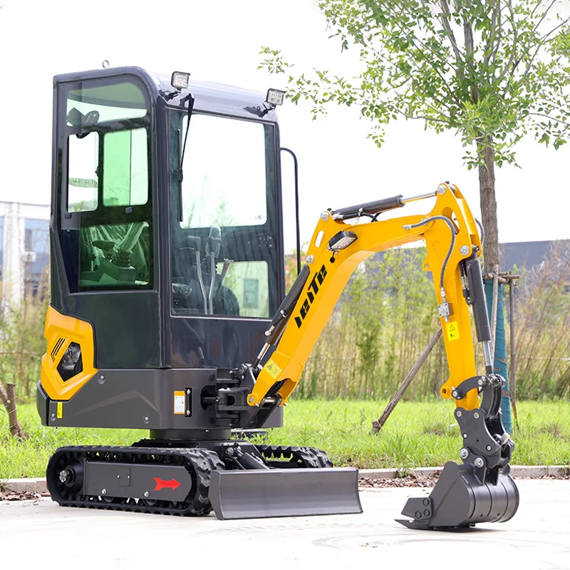 Agricultural 1.8 Ton Mini Excavator 360° Rotation Kubota Engine Mini Digger 1 ton 2 ton Customized EURO 5 Small Excavator price