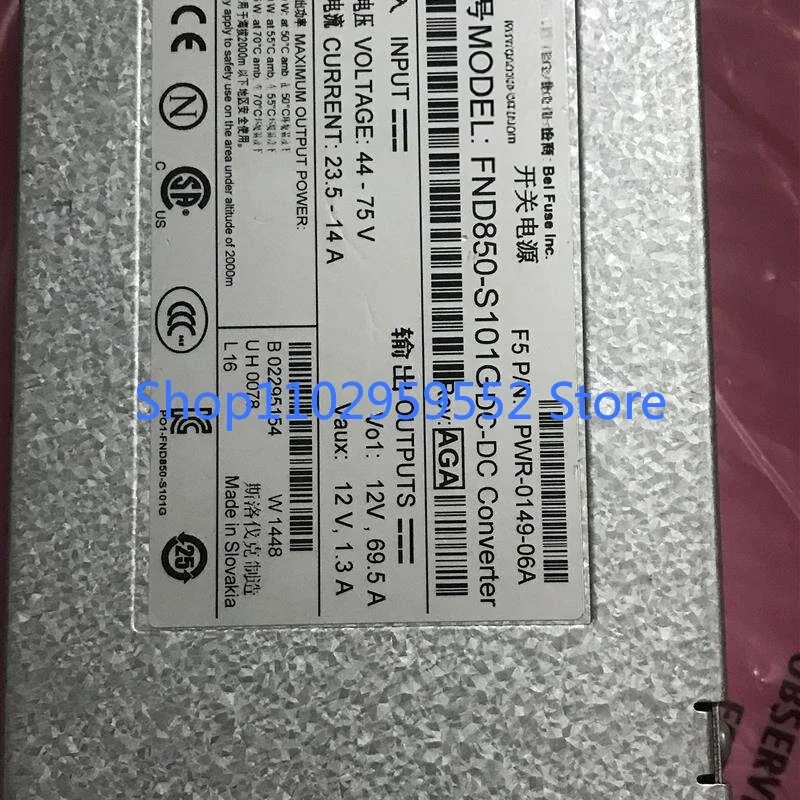 F5 FND850-S101G DC 전원 공급 장치 pwr-0149-02 6900/8900/8950용 1개