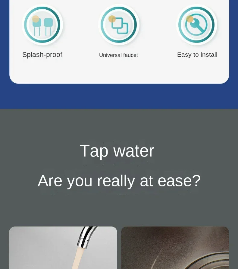 Description Picture 4 of item6-layers Water Filter Tap Purifier for Faucet Kitchen Accesories Mixer Aerator Bathroom Faucet Nozzle Water Filtration System