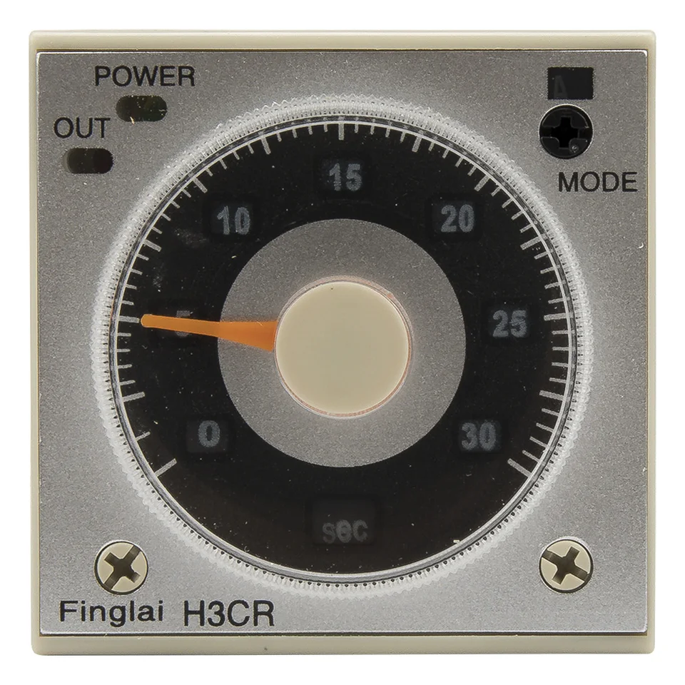 Tijdrelais met draaiknop, ST3PA-B 0-10S AC 220 V