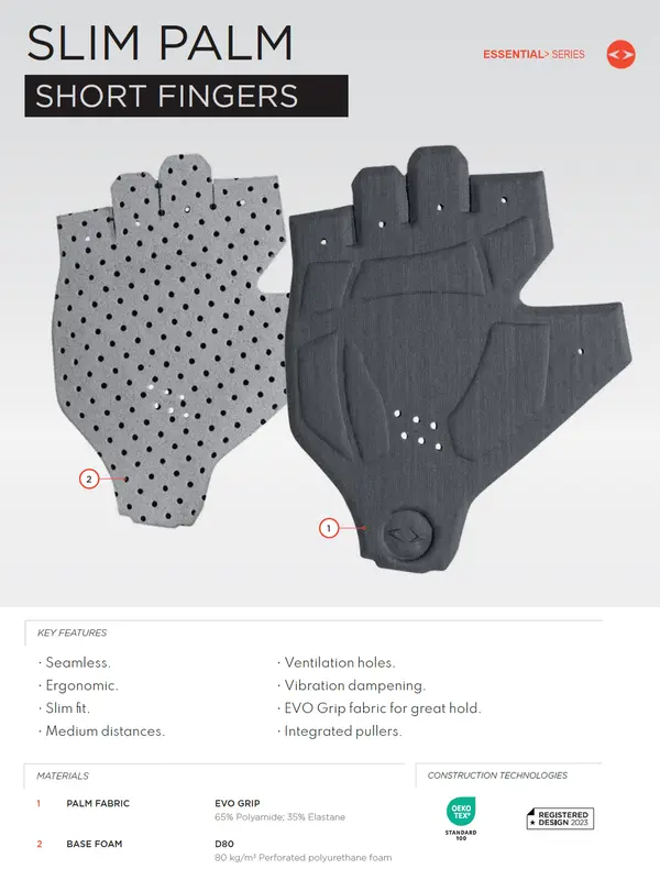 DAREVIE Men's Cycling Gloves Italy ELASTIC INTERFACE TEAM PALM 80 KG/m³ Pad Cycling Gloves Anti Slip Shockproof Sport Gloves - Image 4