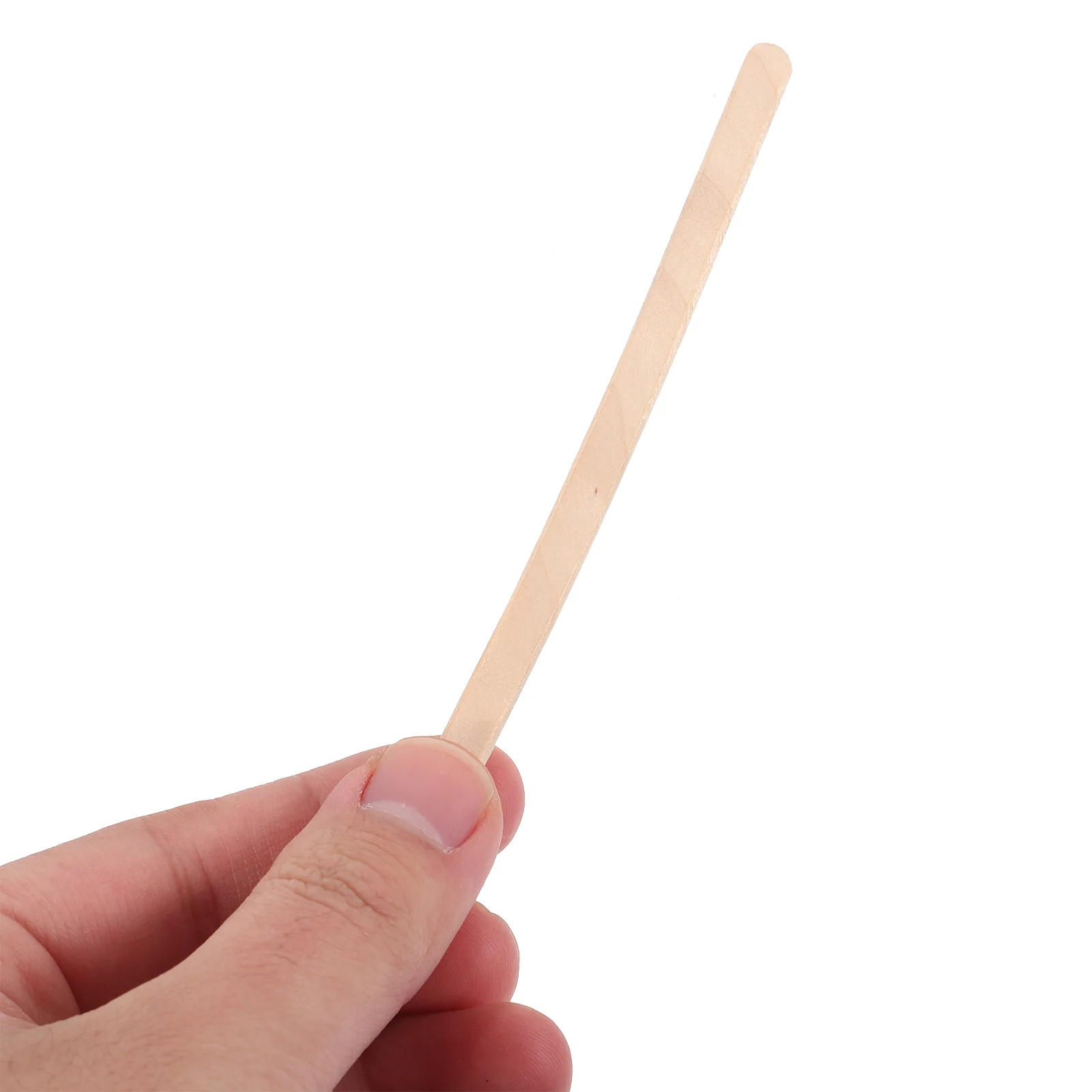 100 Pcs Hair Removal Wax Stick Spatula Waxing Sticks for Applicator Tool Wooden 2