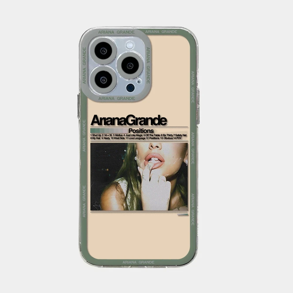 Ariana Grande Stijlvolle Telefoonhoes Premium Ontwerp Mobiele