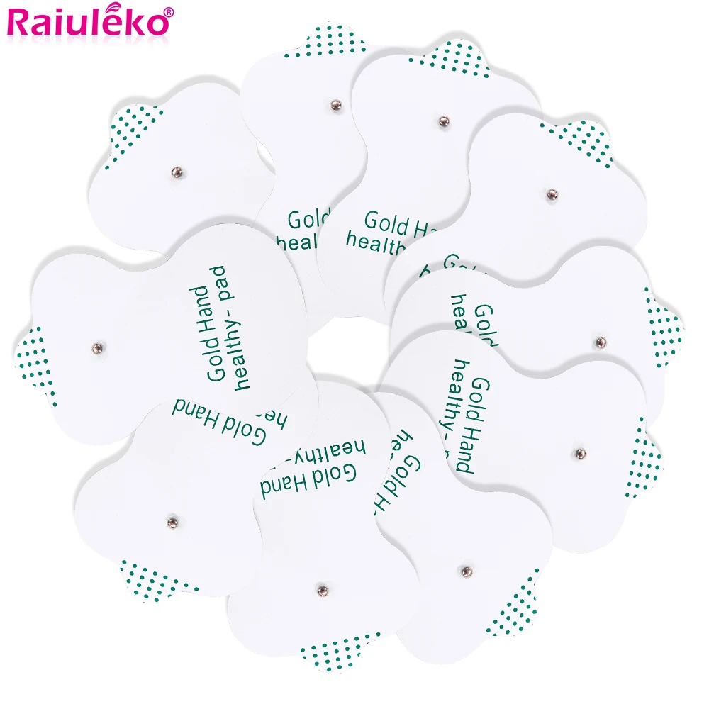 Coussinets d'Électrodes en Gel Auto-Adhésif de Remplacement pour EMS, Épaisseur Musculaire, Machine Numérique Électrique, Autocollant de Énergie, 10/20 Pièces