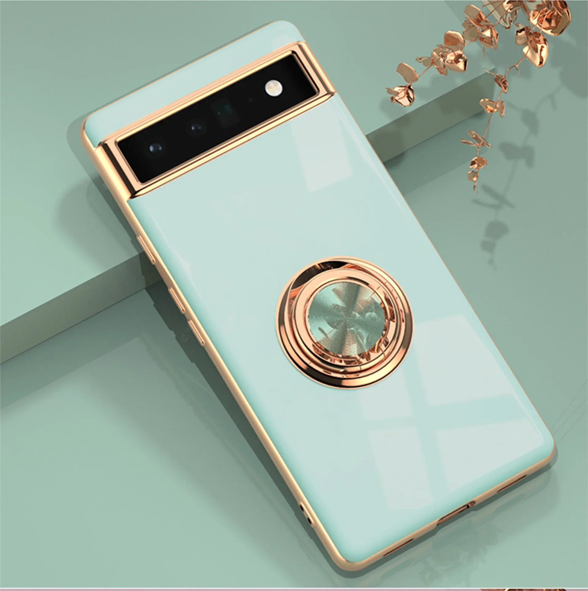 For Google Pixel 9 Pro XL Case, 360° Rotatable Ring Holder Kickstand Dual Layer Military-Grade - View #9
