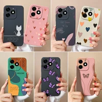 For Tecno Spark 20 20c Phone Case Butterfly Soft Liquid Silicone Camera Protection Back Cover For.jpg