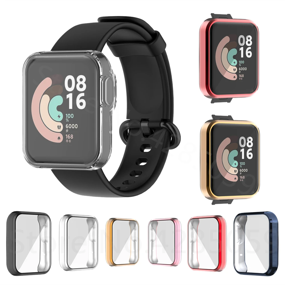 Case For Redmi Watch 3 Active Soft TPU Protective Cover Screen Protector  Bumper Shell For Xiaomi Redmi Watch 3 Case Accessories - AliExpress