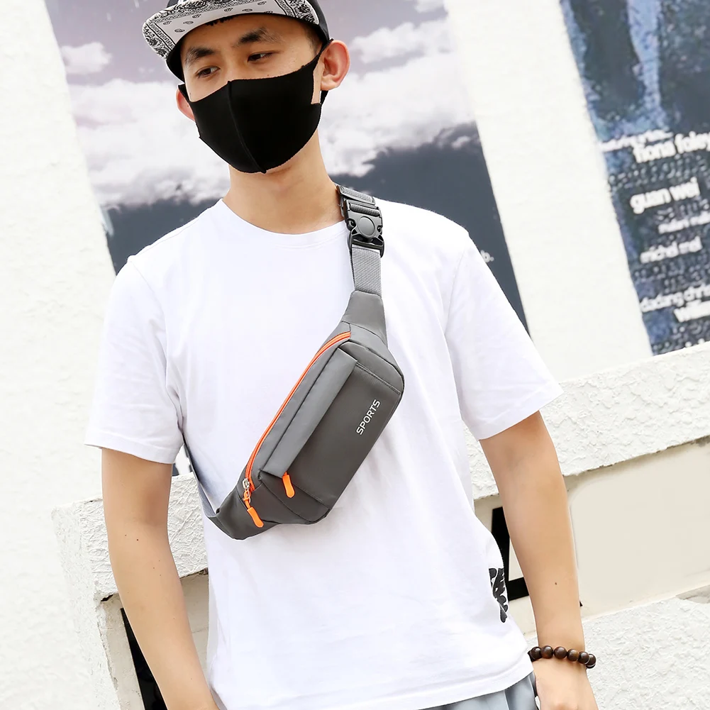 Women Men Chest Bag Casual Crossbody Purse Goes With All Outfits Shoulder Bag Waterproof Waist Bag for Gift Fanny Pack