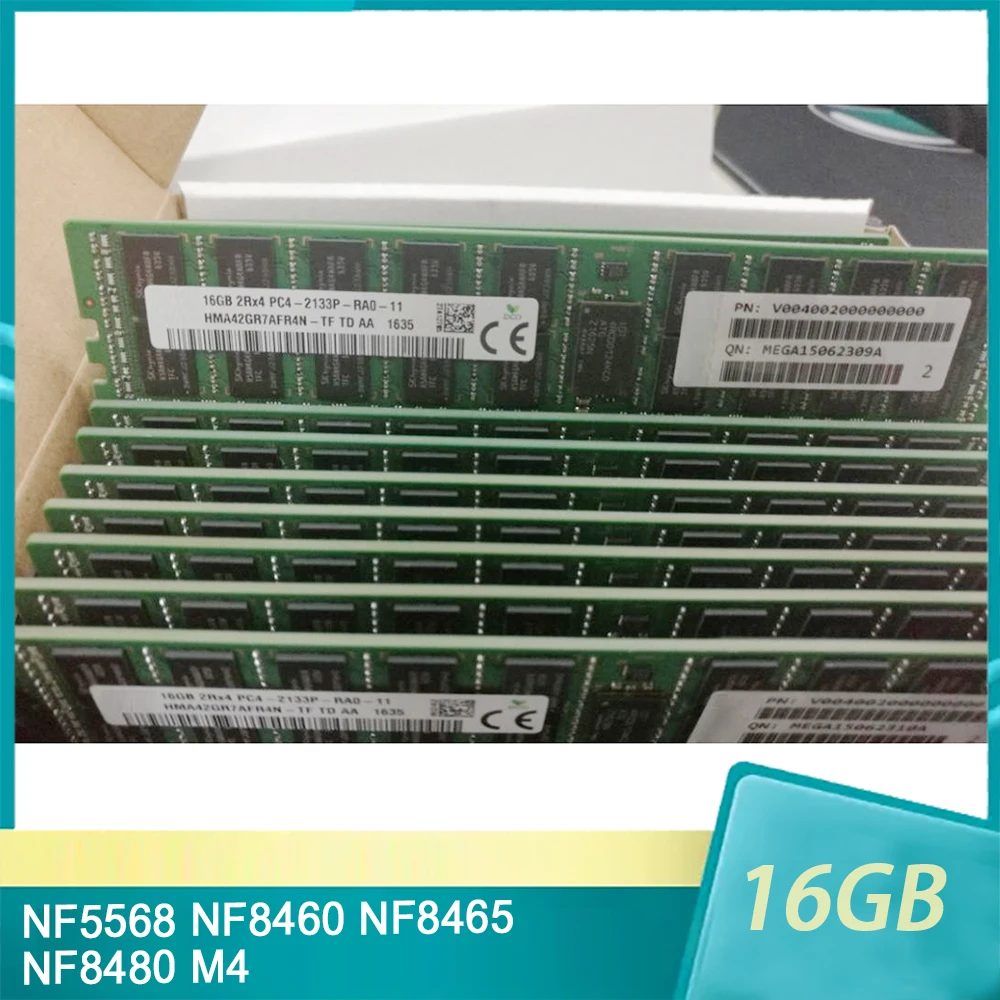 

1 Pcs NF5568 NF8460 NF8465 NF8480 M4 For Inspur Server Memory 16GB 2RX4 DDR4 16G 2133 ECC REG RAM