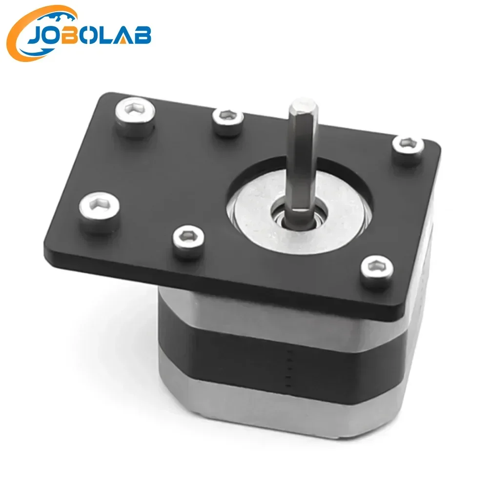 Stepper Motor, 1-8pcs NEMA 17 42-Series Stepper Motor Mounting Plate Fixed Plate Bracket Fit 2040 Profiles Printer for 3D Printer CNC Part