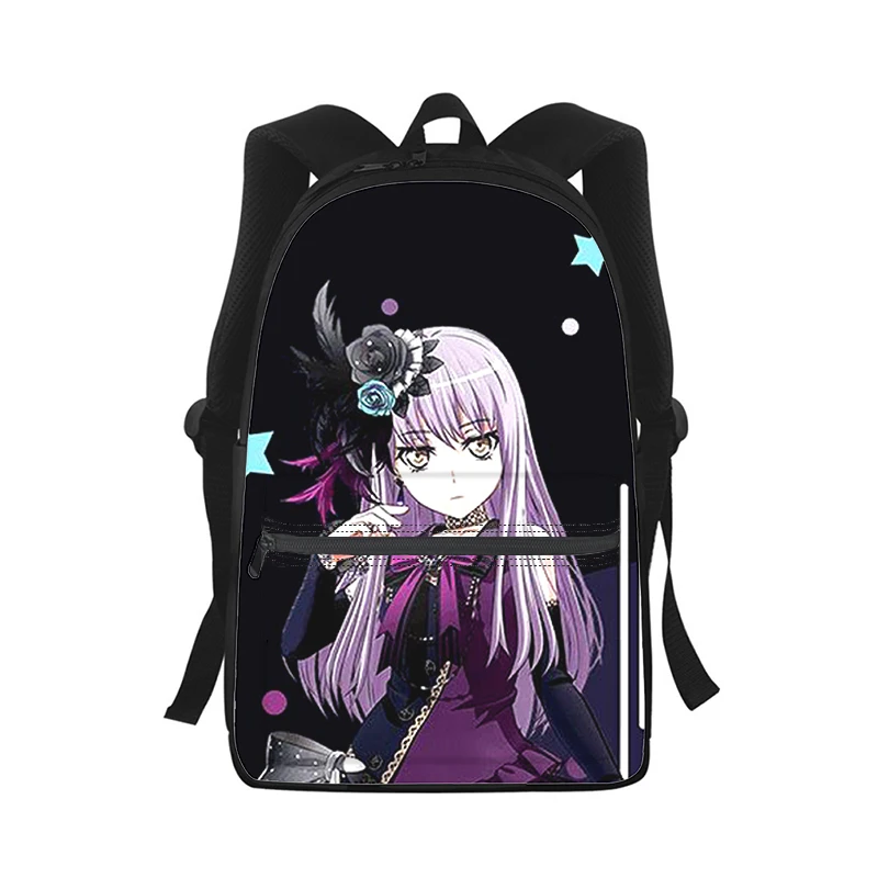 Anime BanG Dream Men Women Backpack 3D Print Fashion Student School Bag Laptop Backpack Kids Travel Shoulder Bag
