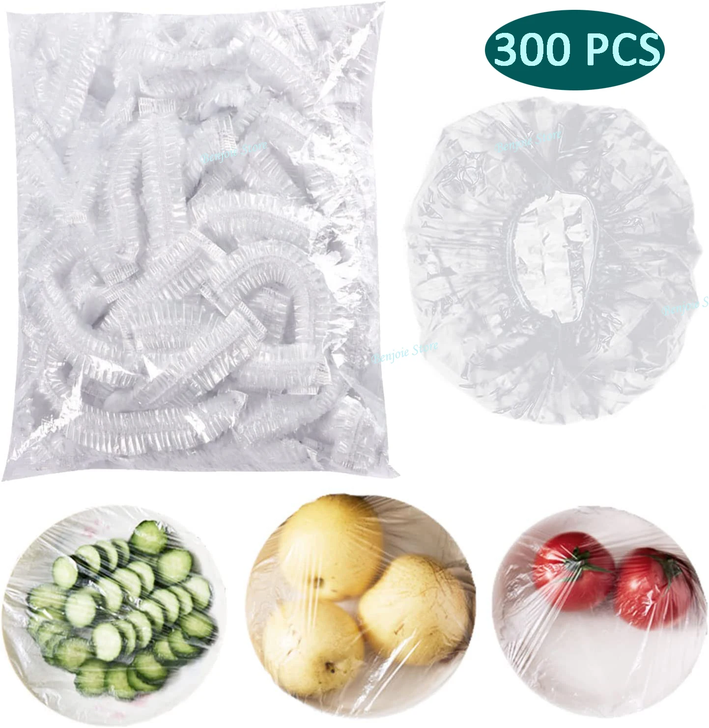Disposable Food Storage Cover Elastic Fresh Food Covers Stretch