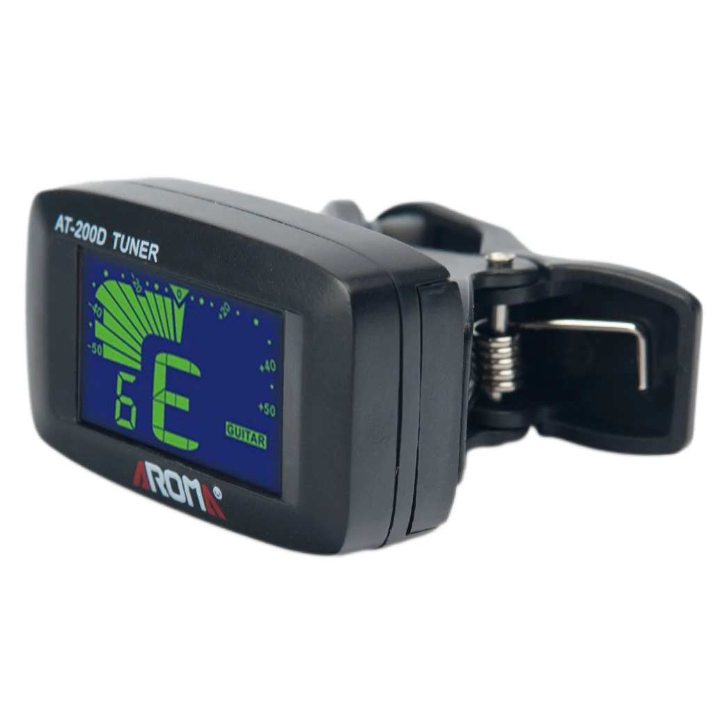 Clip On Digital Guitar Tuner Portable Universal LCD Tuner