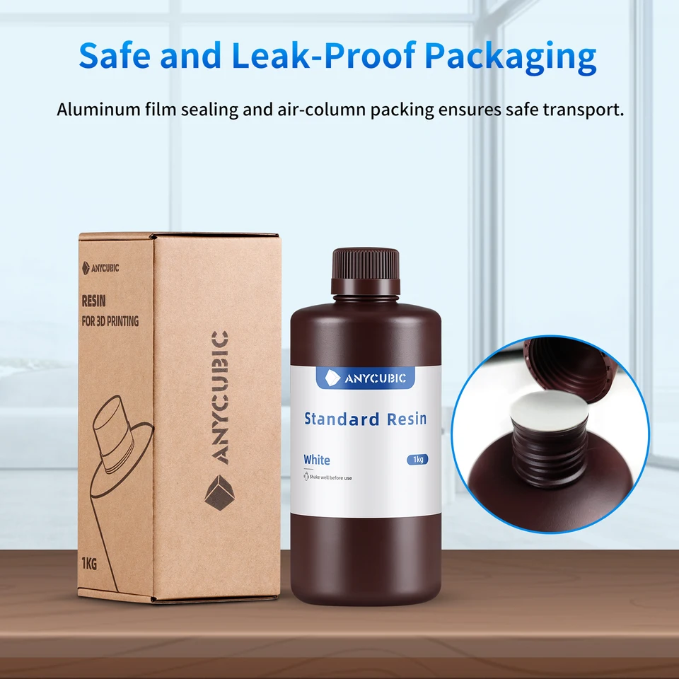 Resin 3d Drucker ANYCUBIC UV Harz 5KG Für SLA 3D Drucker – 405nm Photopolymer, 5x 1000g, Hohe Qualität Anycubic 4 Max