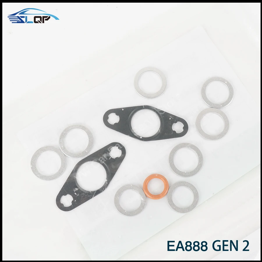 Engine Turbine Seal Kit Tubing Water Pipe Gaskets For Audi A3 A4 A5 A6 A8 Q3 Q5 TT EA888 EA211 EA111 N0138514,06F145757G