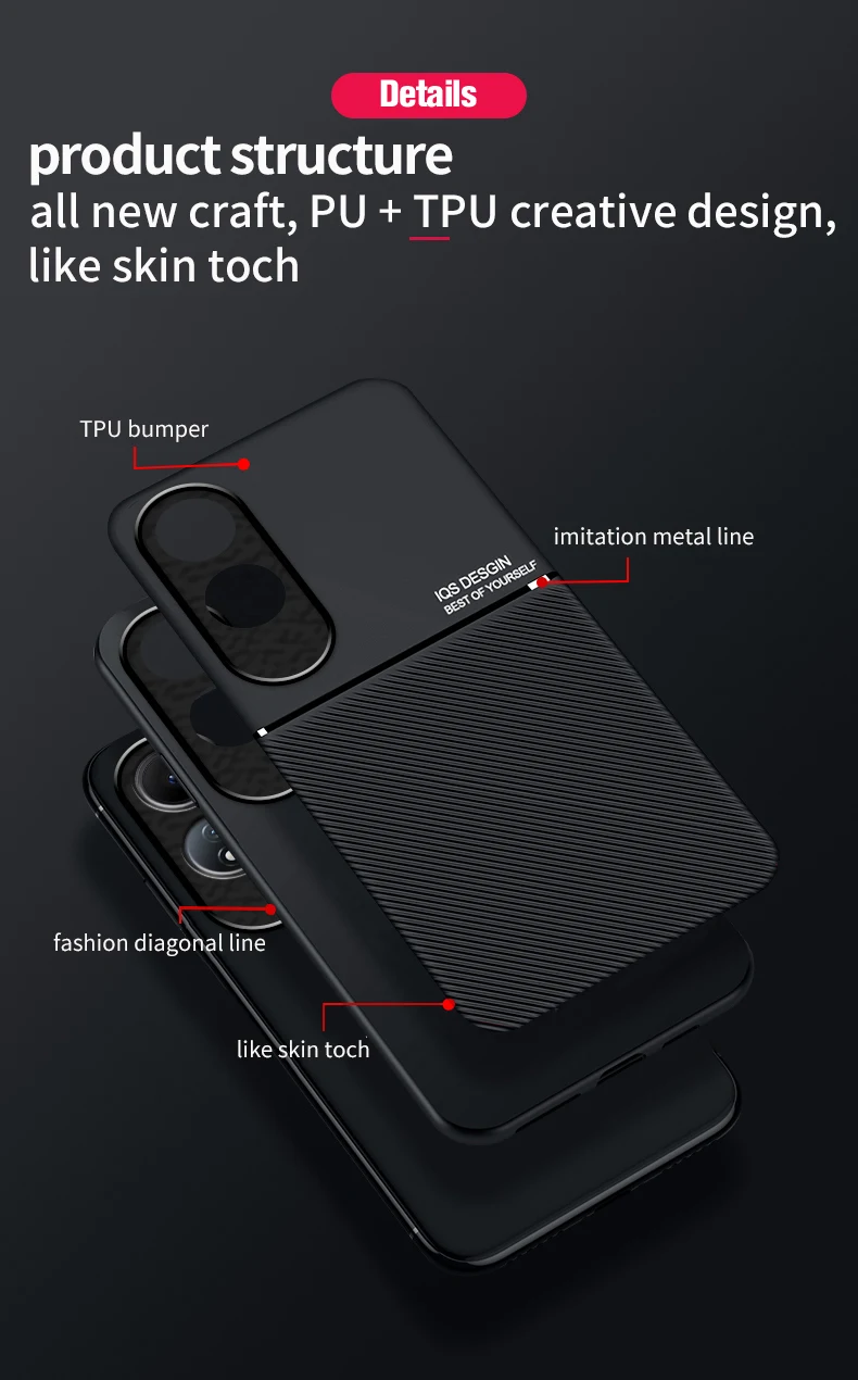 Rugged Non-slip Phone Case With Magnetic Holder For Oppo Series_voghion.com