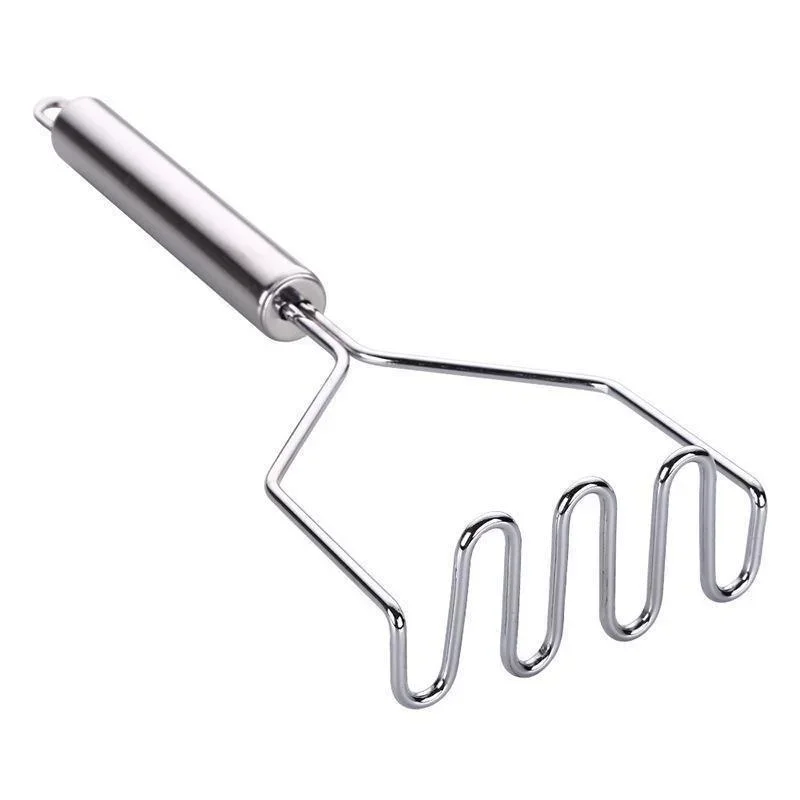 Potato Masher Stainless Steel Heavy Duty Mashed Potatoes Masher Best Masher Kitchen Tool For Bean Avocado Easy To Clean