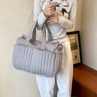 Foldable Diaper Bag Travel Duffle Bags Waterproof Sports Gym Tote Bags for Women Large Capacity Storage Luggage Handbag 1