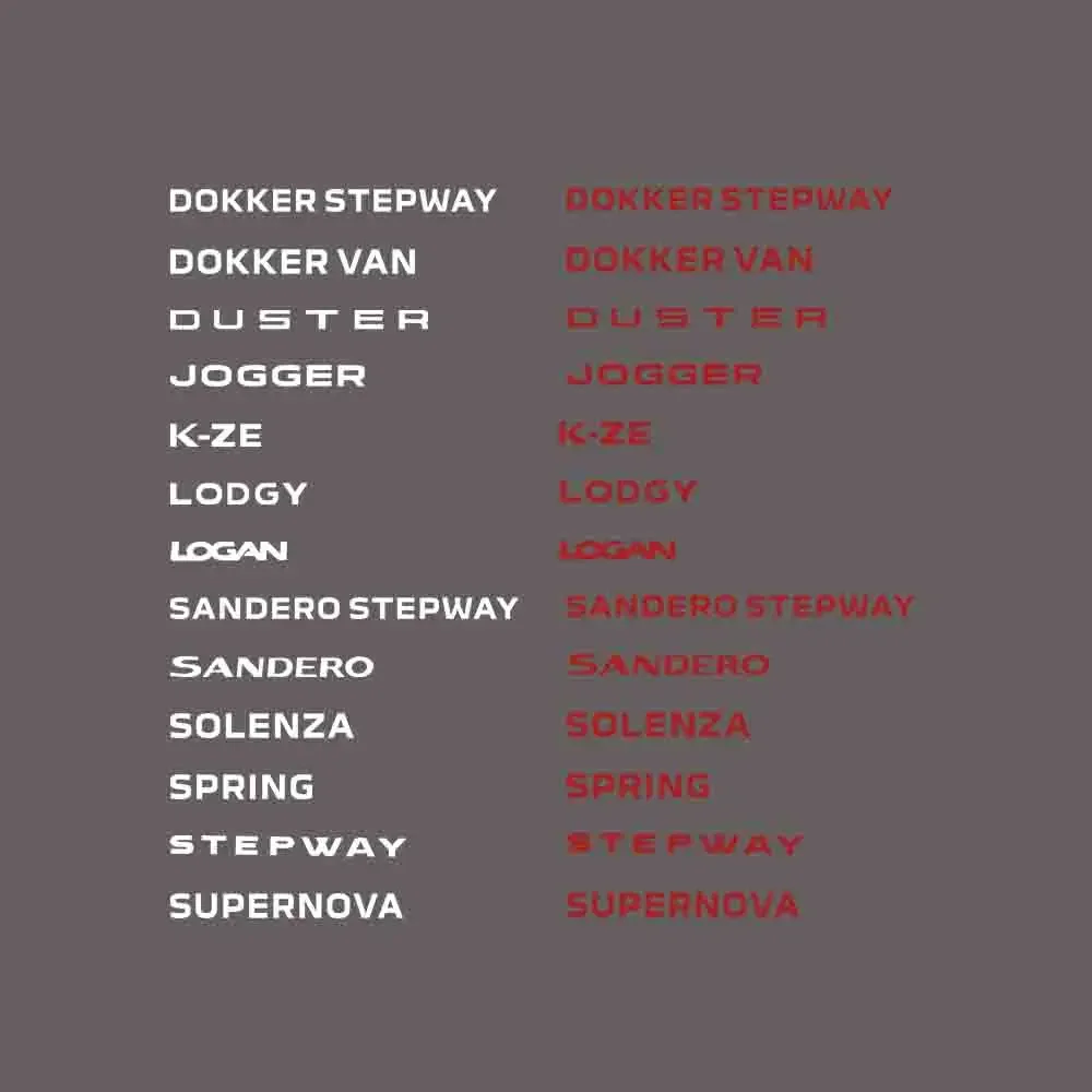 자동차 안테나 자동 탄소 섬유 라디오, Dacia Solenza 용수철 Stepway Supernova 먼지털이 조거, Lodgy Logan용 항공 자동차 액세서리