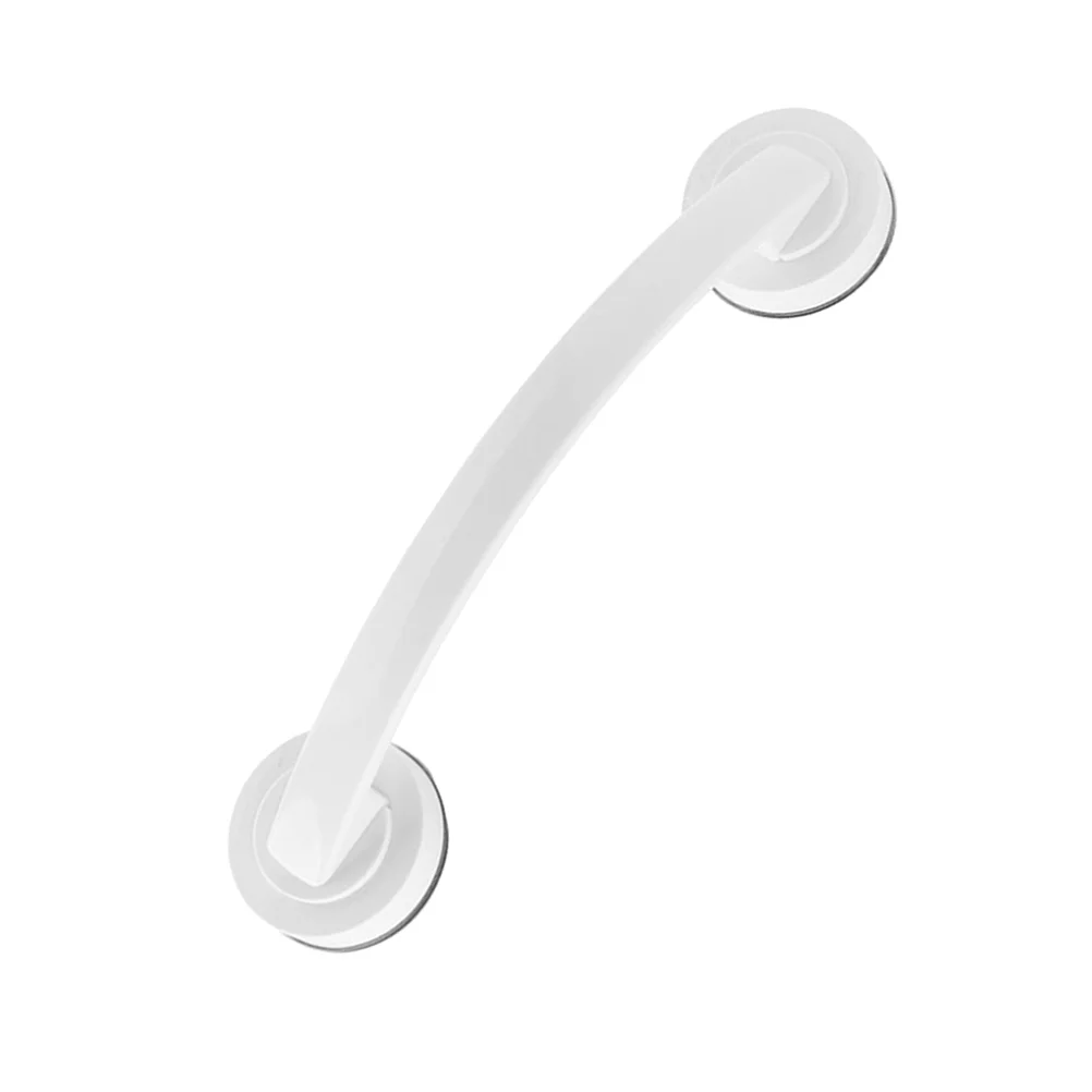 Shower Rail Bar Sliding Door Handle Bath Knob Safety Bathroom Grab White Armrest