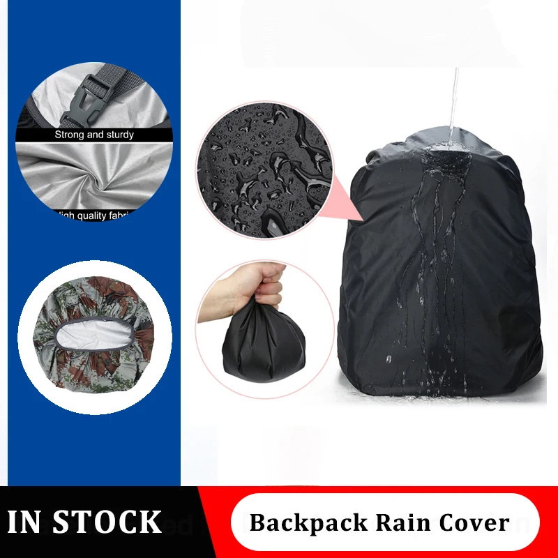 

30-65 L Backpack Rain Cover Outdoor Hiking Climbing Backpack Cover Waterproof Bag Case High Capacity Camping Dust Raincover