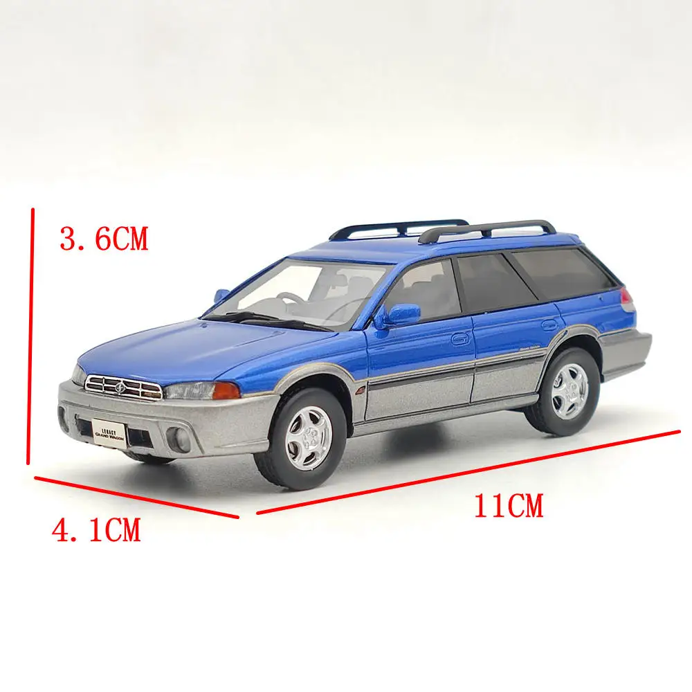 ミニカー　1/43 SUBARU LEGACY GRAND WAGON 1996(ビンテージグリーン・マイカ×グレーオパール) [HS324GR] kidbox_hs324gr