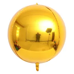 Elevate Your Celebration with Metallic Silver Foil Balloons - Set of 10 - 32Inch (Gold)