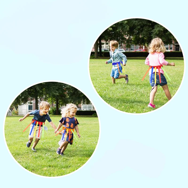 Catch Tail Props Outdoor Funny Game Toy Belt Kindergarten Collective Game Pulling Tail Parent-child Teamwork Game Skill Training - Bilde 4