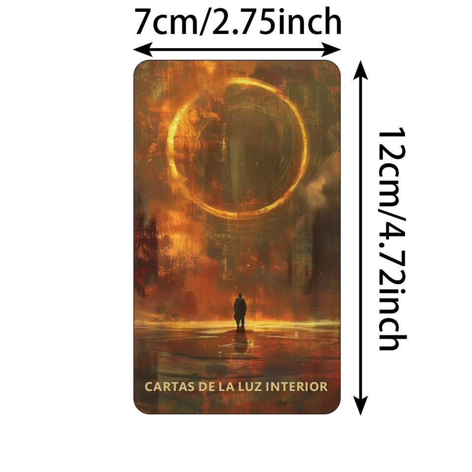 Oracle Deck Spanish, Spanish Tarot Cards, Inner Sunshine Oracle Cards,  Healing Oracle Deck, Light and Love, 12x7cm - AliExpress