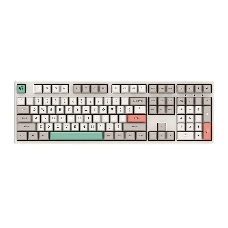 

Полноразмерная Механическая игровая клавиатура Akko 3108 V2 9009, проводная клавиатура с 108 кнопками и OEM профилем, двойные колпачки клавиш PBT