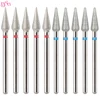 BNG 5PCS Cutters for Manicure Diamond Nail Drill Bit Set of Milling Diamond Bit Milling Cutter Nail Bits for Nail Drill Machine 6