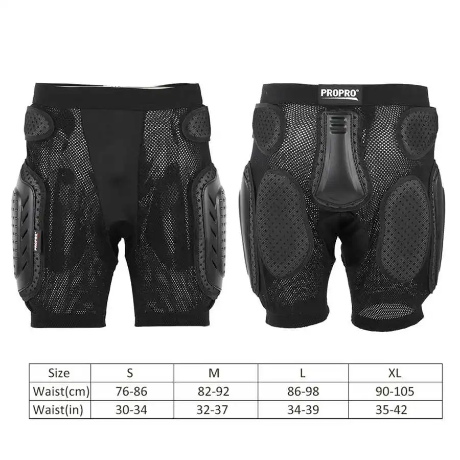 Pantaloncini Da Ciclismo Imbottiti - Protezione Per Fianchi E Coccige, Adatti Per Ciclismo, Sci E Pattinaggio