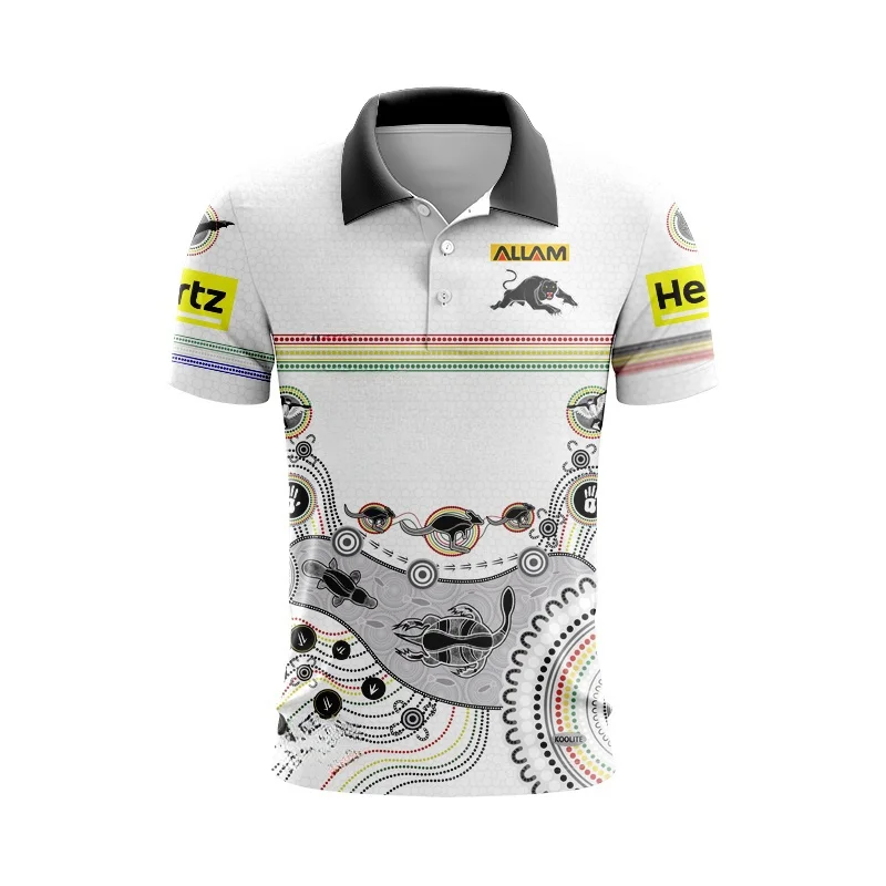 thumbnail image 1 of Camiseta de prensa de los Penrith Panthers de POLO 2024, color gris, 1 of 5
