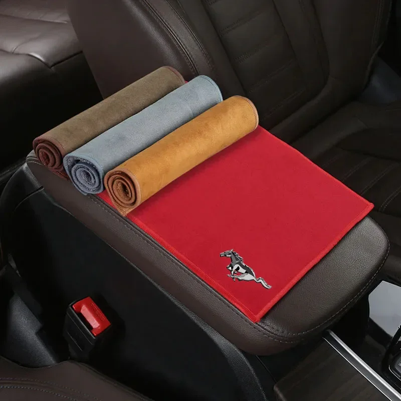 Microfiber Cleaning Car towel Clean Rags Car accessories For Ford Mustang Shelby GT 350 500 Cobra 2005 2009 2014 2015
