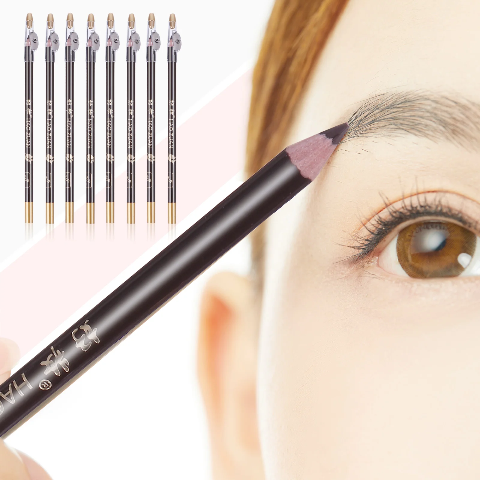 

Makeup Tool Waterproof Eyebrow Pen Pencil Sharpener Anjoize Long Lasting Pencils Miss Black