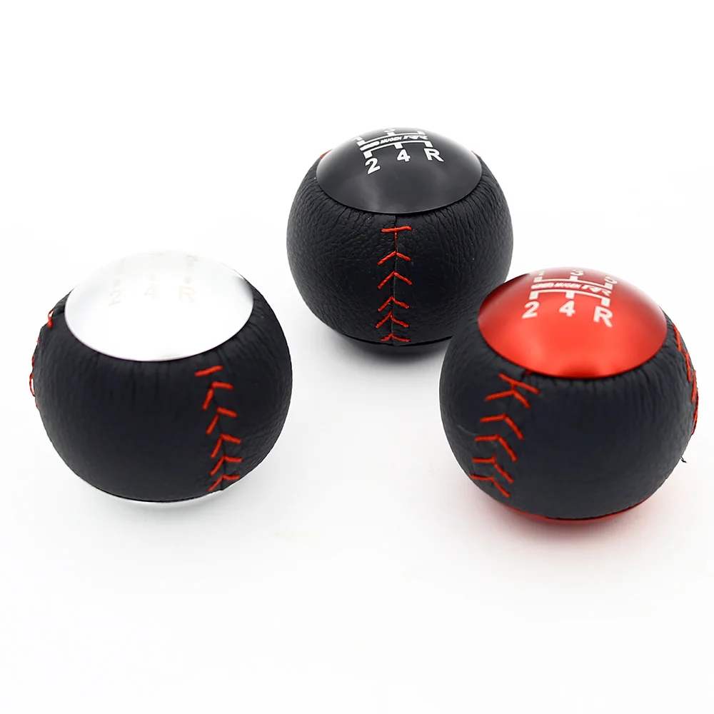 5/6 Speed Shift Knob M10*1.5 Racing Leather Gear Shift Knob For FD2 FN2 EP3 TYPE R DC2 DC5 AP1 AP2 Car Shift Knob