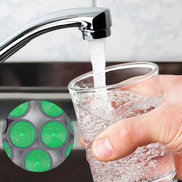 50/5PCS Faucet Filter Aerator Flow Restrictor Replacement Parts Insert Sink Basin Tap Filter Anti-splash Head Faucet Accessories 2