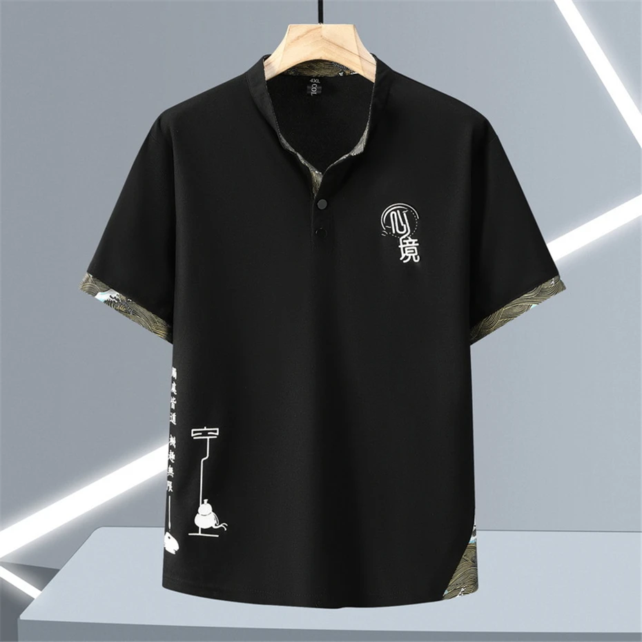 بدلات رياضية للرجال على الطراز الصيني التقليدي ، م...