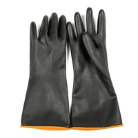 Upgraded Industrial Rubber Gloves Resist Strong Acid Alkali & Oil Washing Gloves F1FB 2