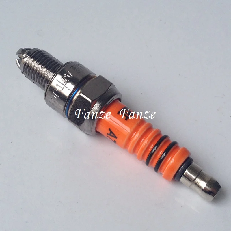 Motorcycle Spark Plug A7TJC Modification GY6 50cc-150cc ATV Dirtbike 50 125 150cc Moped Scooter Three-Electrode motorcycle spark plug