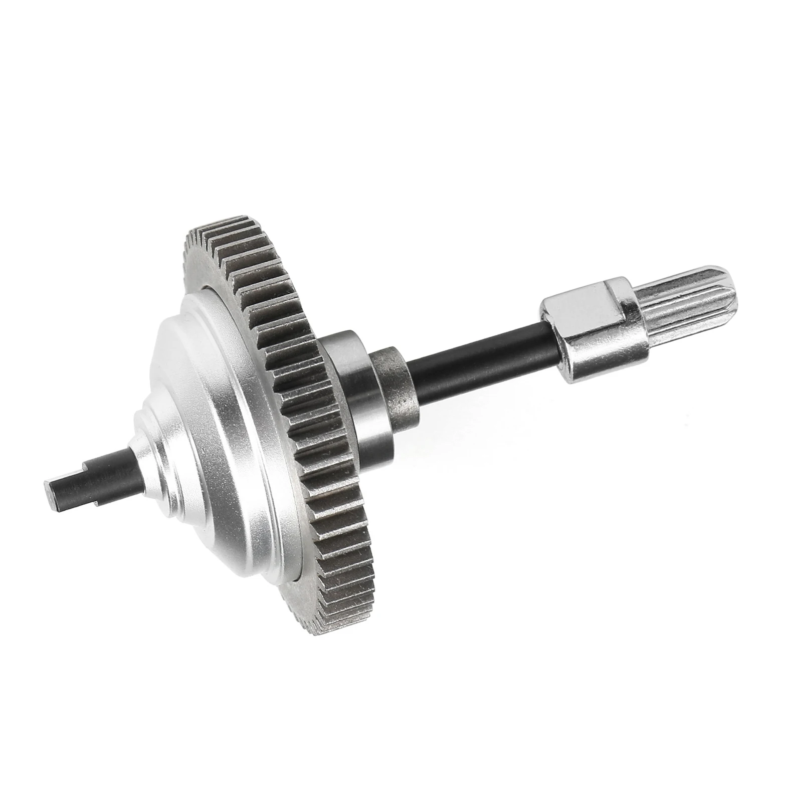 Pièce de rechange haute performance : différentiel central en métal pour Traxxas 4x4, avec finition anodisée et joints de précision.