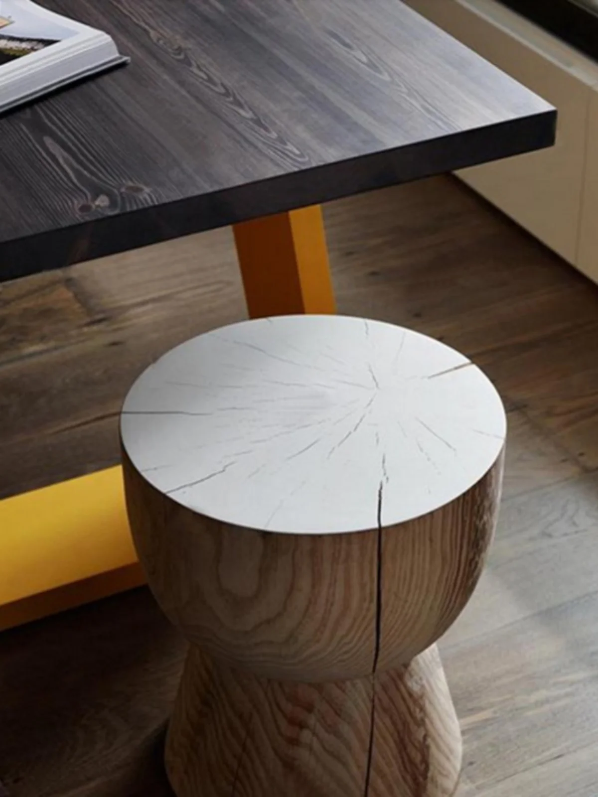 Mesa De Computador De Escritório Simples De Madeira Maciça, mesa De Jantar Do Agregado Familiar, mesa De Reunião Longa, Vida Moderna